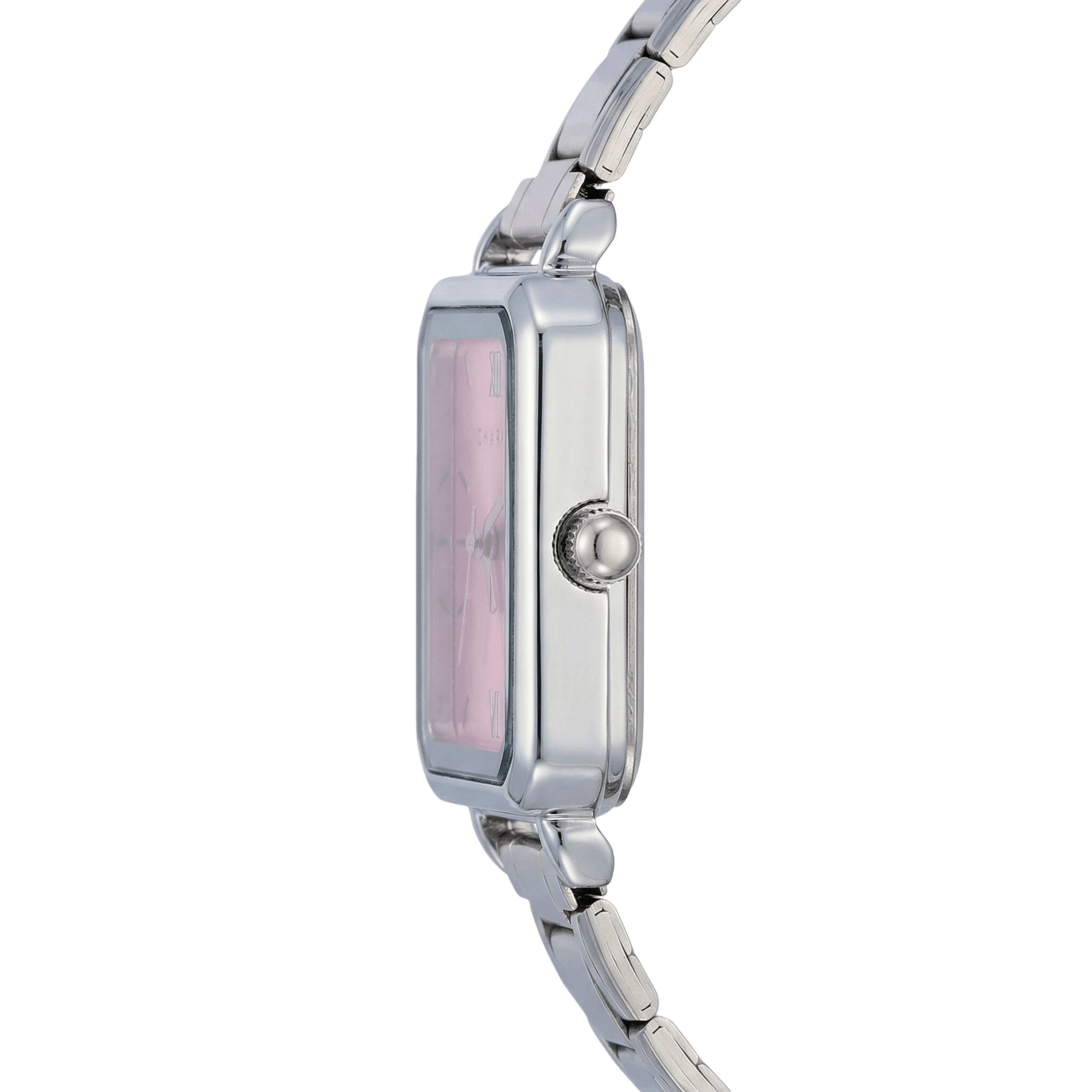 Como Watch Silver – Pink Dial Edition