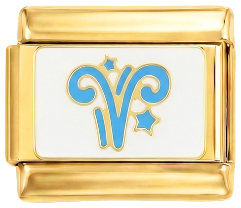 Wird hinzugefügt - Aries Blue, auf Gold