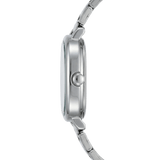 Capri-Uhr, Silber – Edition mit blauem Zifferblatt