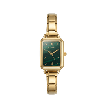 Como Uhr Gold – Edition mit smaragdgrünem Zifferblatt