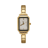 Como-Uhr, Gold – Edition mit weißem Zifferblatt