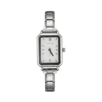 Como Uhr Silber – Edition mit weißem Zifferblatt