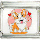 Corgi in Silber