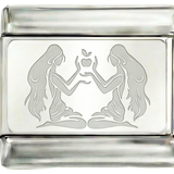 Zwillinge, auf Silber