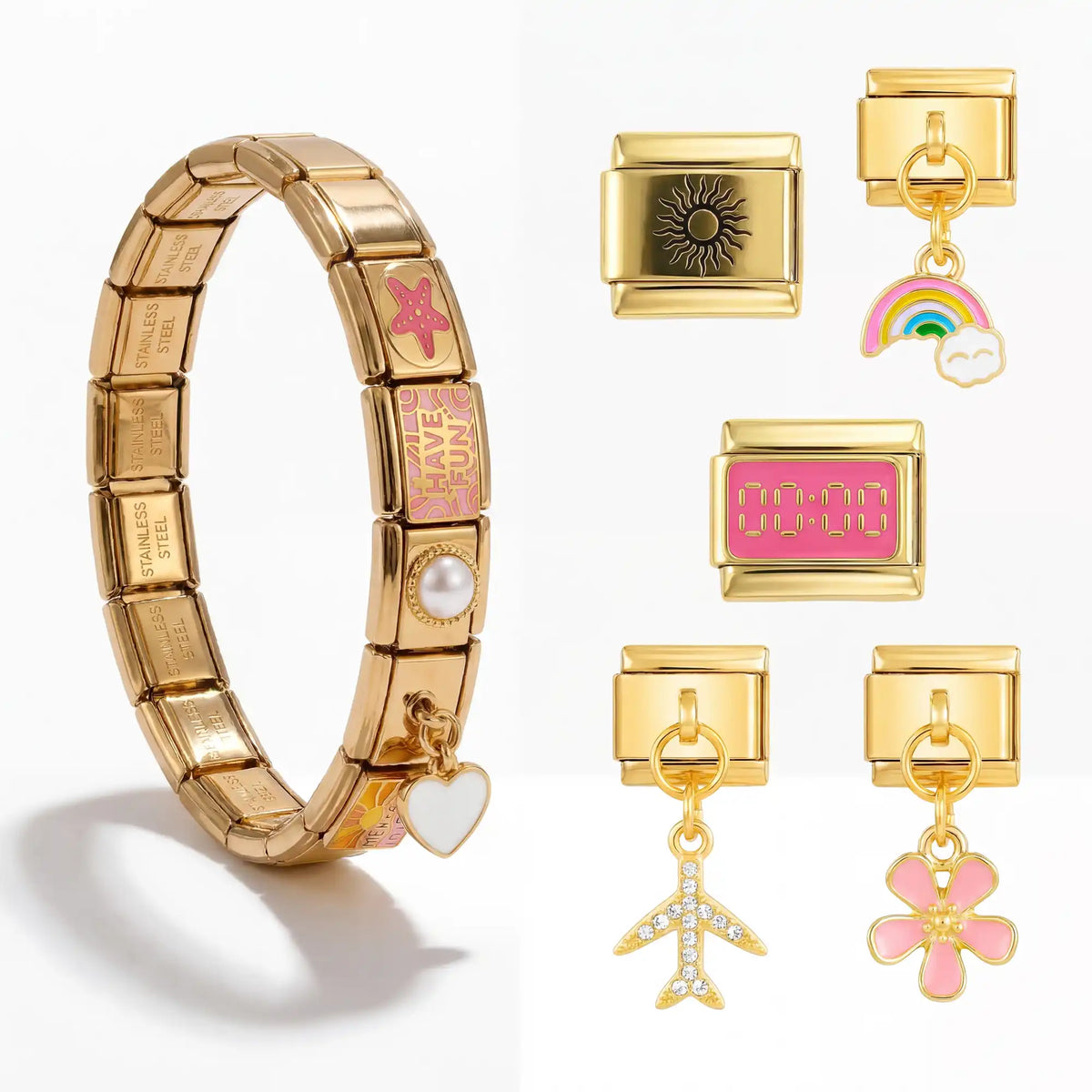 Goldenes Sommer-Set