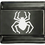 Wird noch hinzugefügt - weiße Spinne auf Schwarz