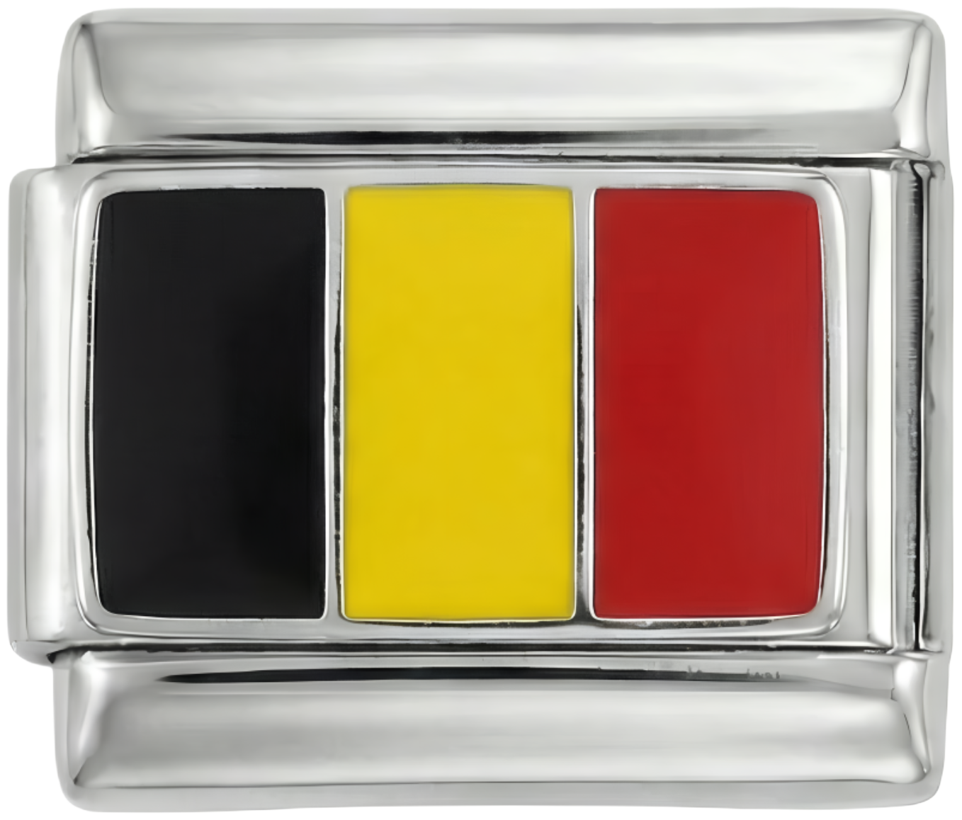 Belgium Flag, on Silver - belgium-flag-on-silver.png
