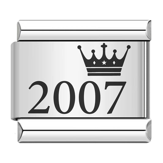 Year 2007, on Silver - Charms Official